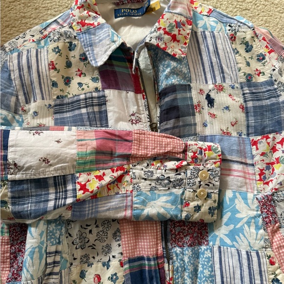 Polo Ralph Lauren Multicolor Patchwork Jean Jacket - Picture 3 of 6